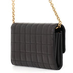 Saint Laurent Paris Chain Wallet le Maillon Lambskin Black Shoulder — view 2
