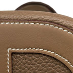 Hermes Tote in the Loop 18 Etoupe Gold Taurillon Clemence Swift — view 8