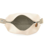 Hermes Pouch Brid Black PM Beige Silver Canvas Case — view 5
