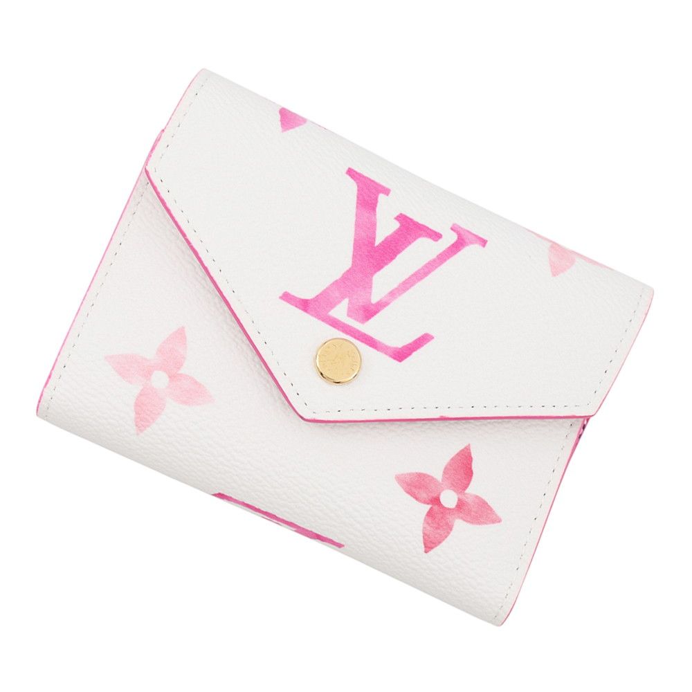 Louis Vuitton Trifold Wallet Monogram Empreinte Portefeuille Victorine Bicolor