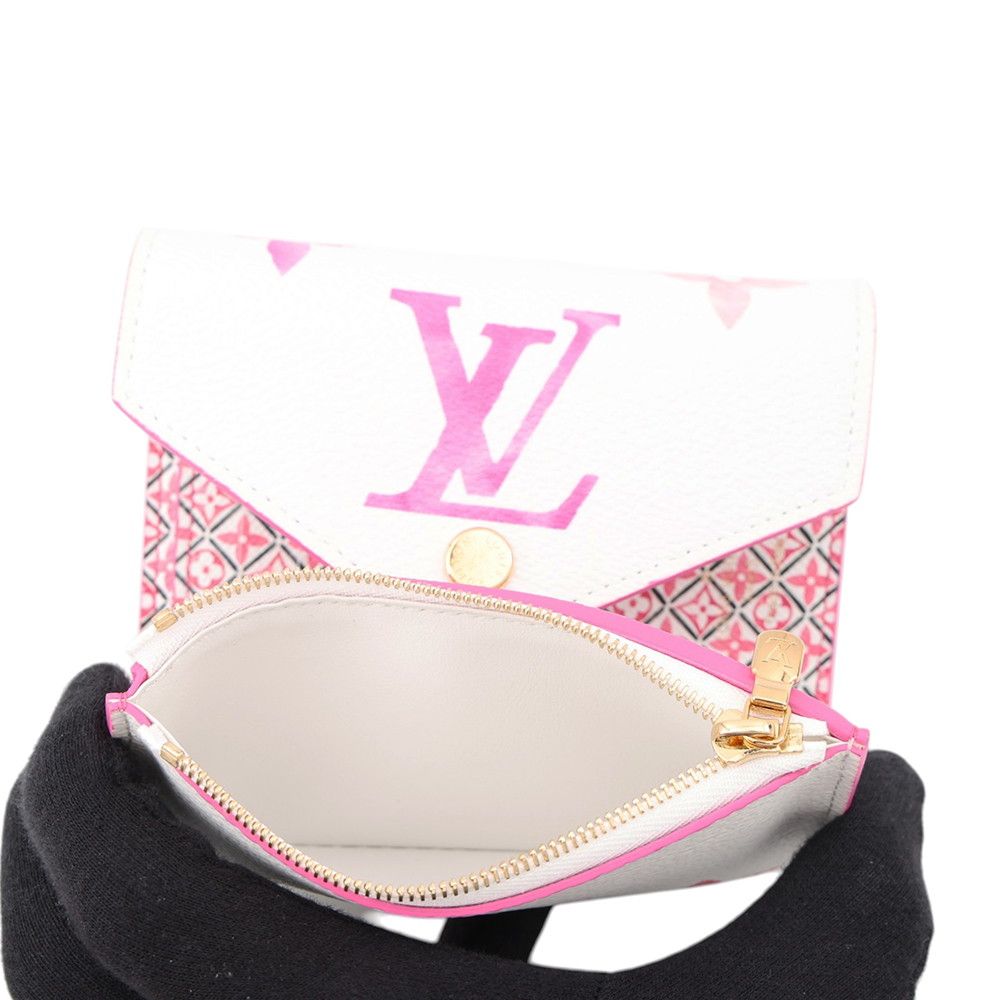 Louis Vuitton Trifold Wallet Monogram Empreinte Portefeuille Victorine Bicolor — view 6