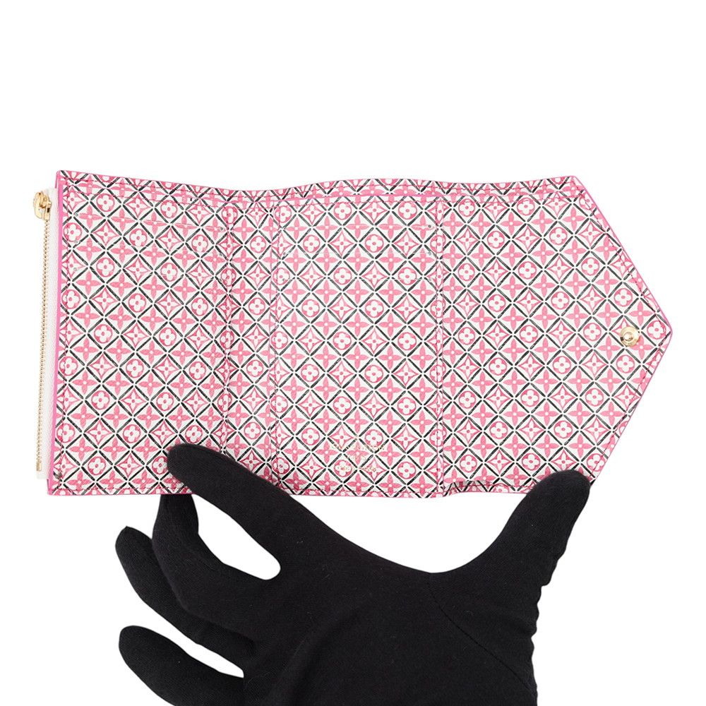 Louis Vuitton Trifold Wallet Monogram Empreinte Portefeuille Victorine Bicolor — view 4