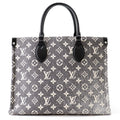 Louis Vuitton Tote Monogram Jacquard Denim On The Go MM