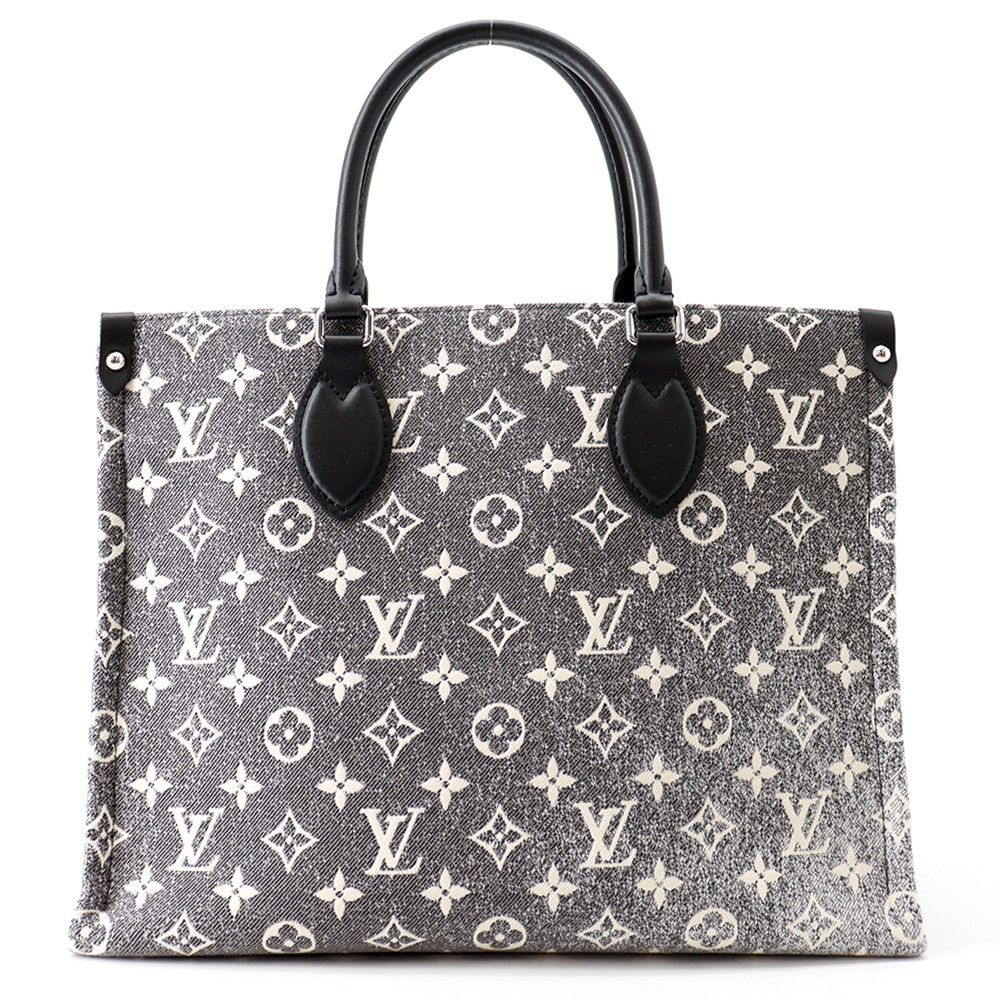 Louis Vuitton Tote Monogram Jacquard Denim On The Go MM