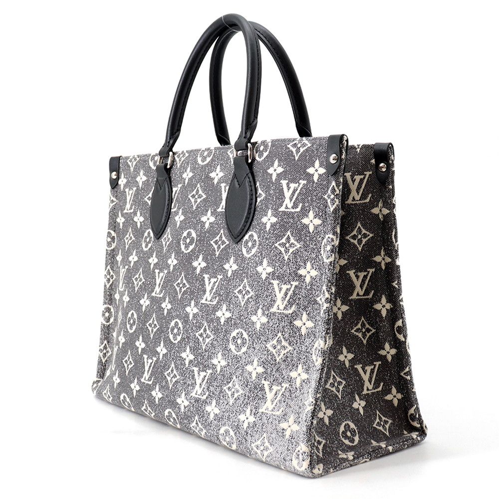 Louis Vuitton Tote Monogram Jacquard Denim On The Go MM — view 2