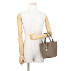 Hermes Handbag Picotin Lock PM Etoupe Silver Taurillon Clemence Tote — view 4