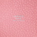 Hermes Handbag Picotin Lock PM Rose Sakura Silver Taurillon Clemence Tote — view 6