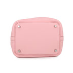 Hermes Handbag Picotin Lock PM Rose Sakura Silver Taurillon Clemence Tote — view 3