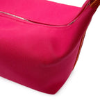 Hermes Handbag Bride-a-Brac GM Hibiscus Silver Canvas Pouch — view 7