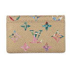 Louis Vuitton Card Case Floral Monogram LV Garden Holder Sample — view 3