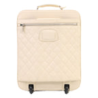 Chanel Vintage Calfskin Beige Quilted Carry Case Travel — view 3
