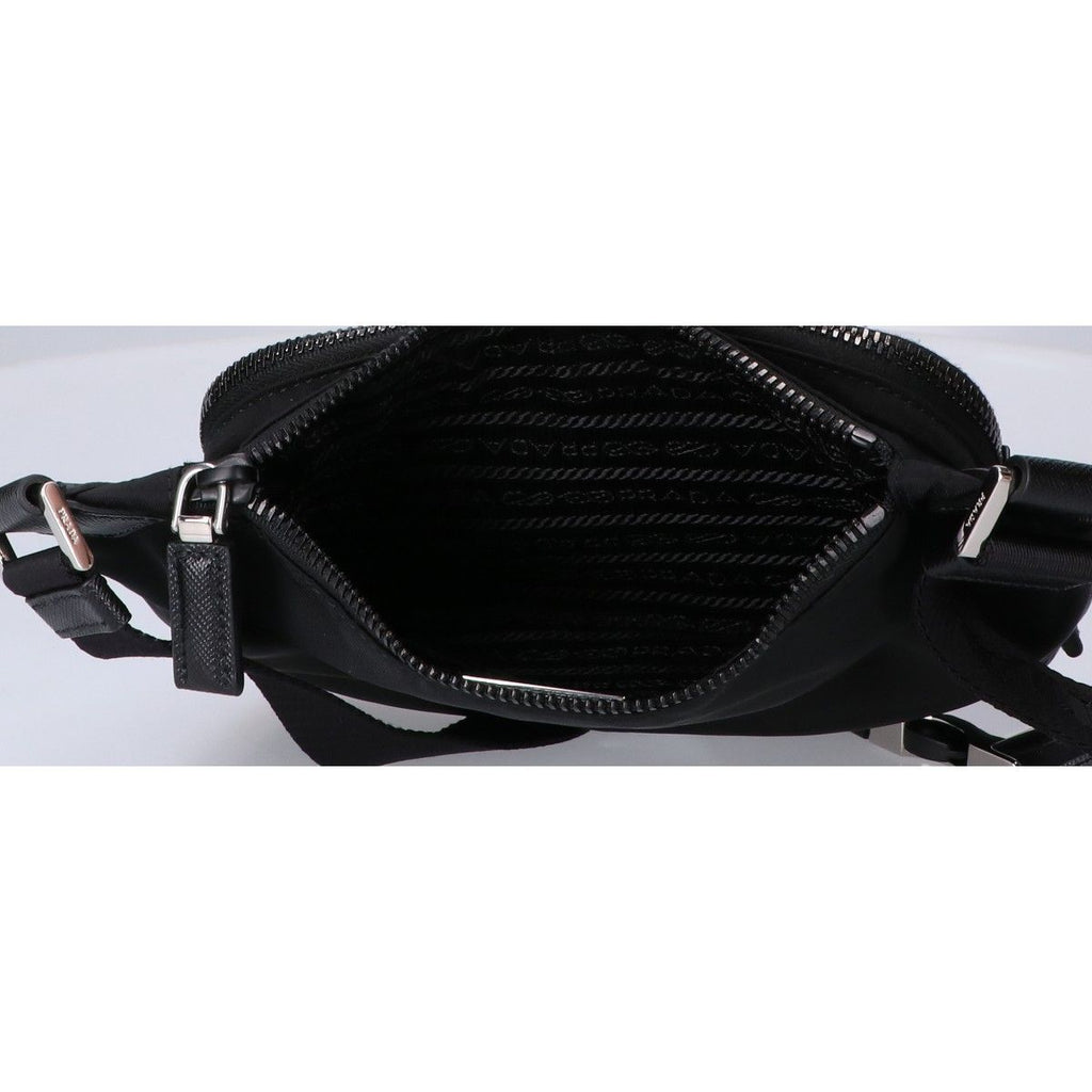 Prada Re-Nylon Saffiano Leather Shoulder — view 6