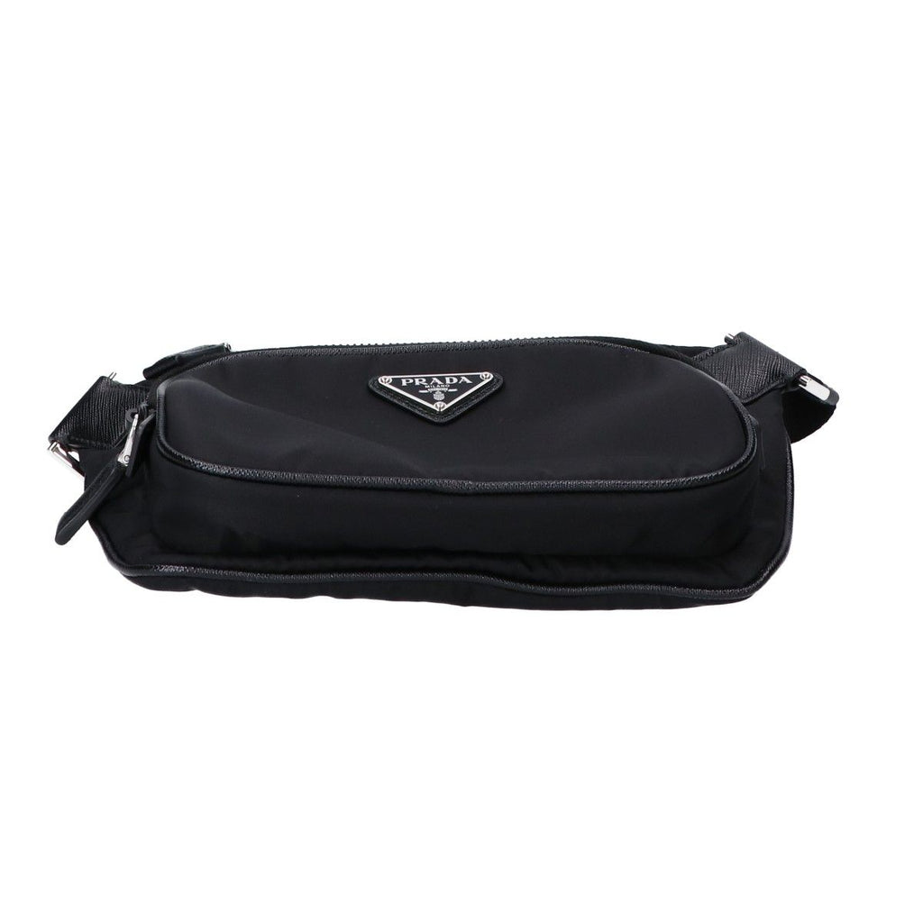 Prada Re-Nylon Saffiano Leather Shoulder — view 5