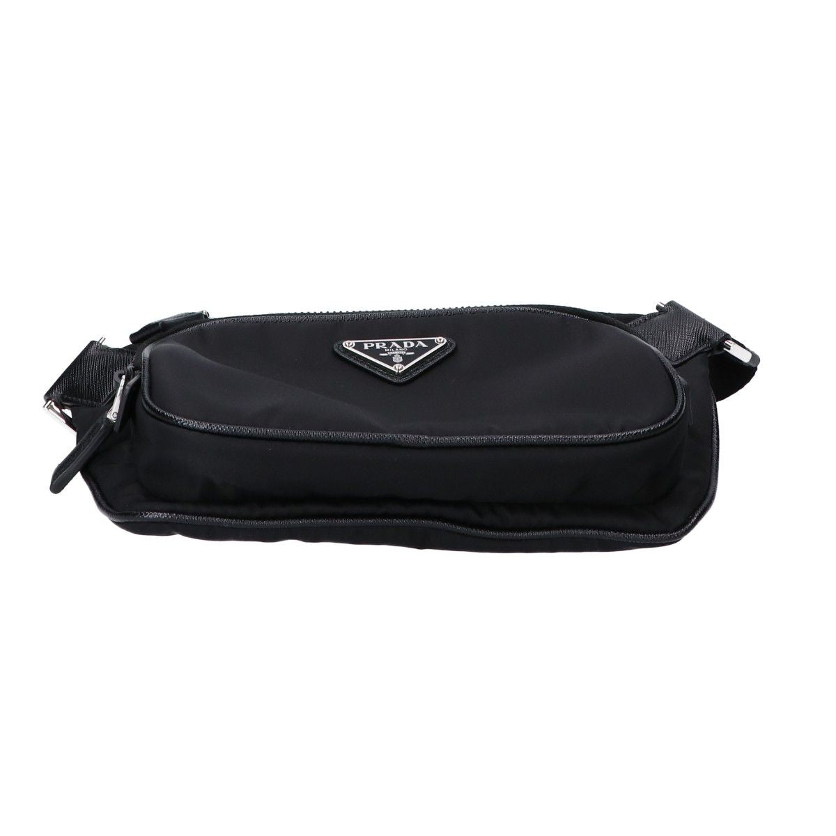 Prada Re-Nylon Saffiano Leather Shoulder — view 5