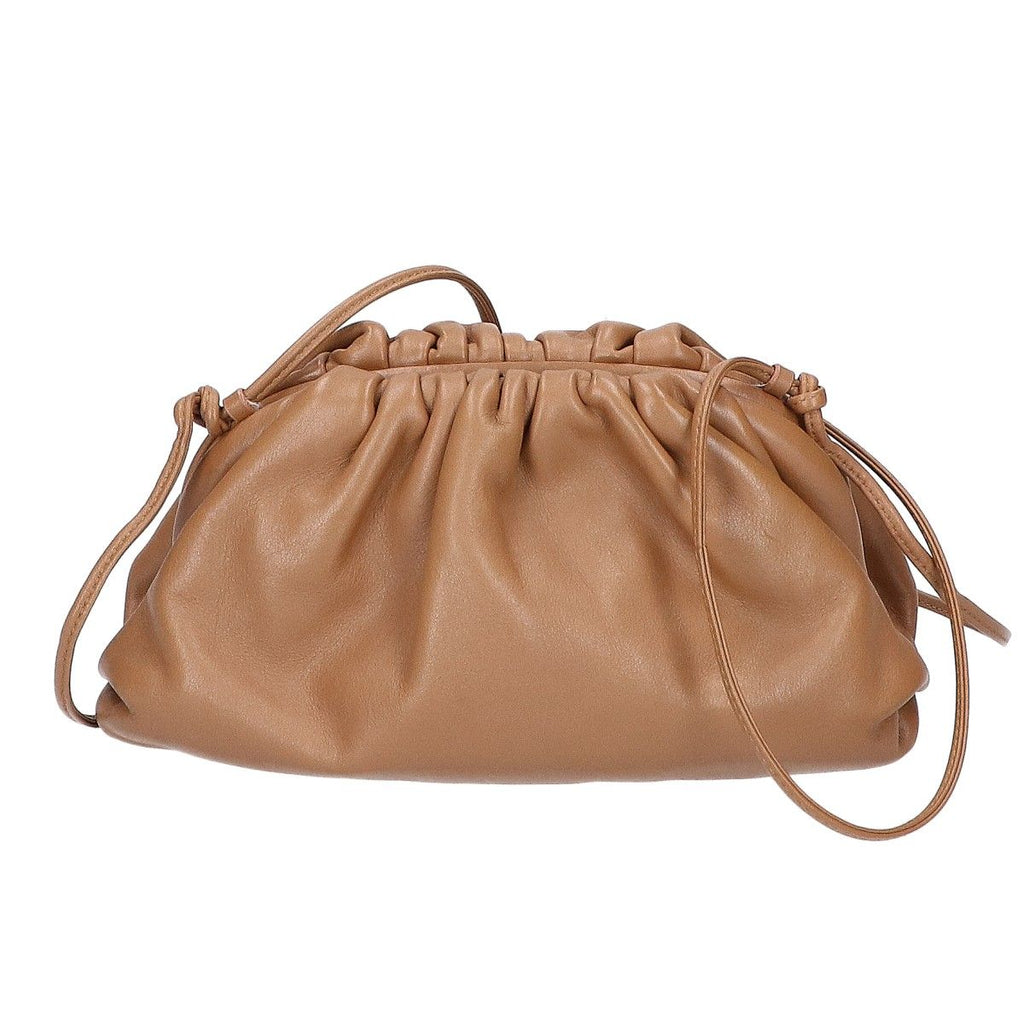 Bottega Veneta Mini the Pouch Calfskin Embossed Logo