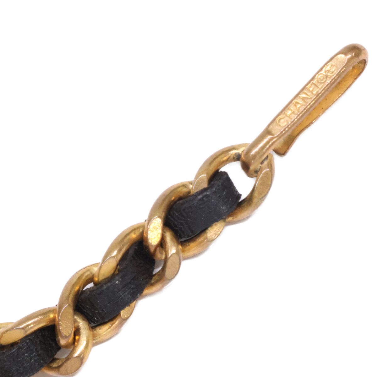 Chanel Coco Medal Quilted Chain Belt — view 5