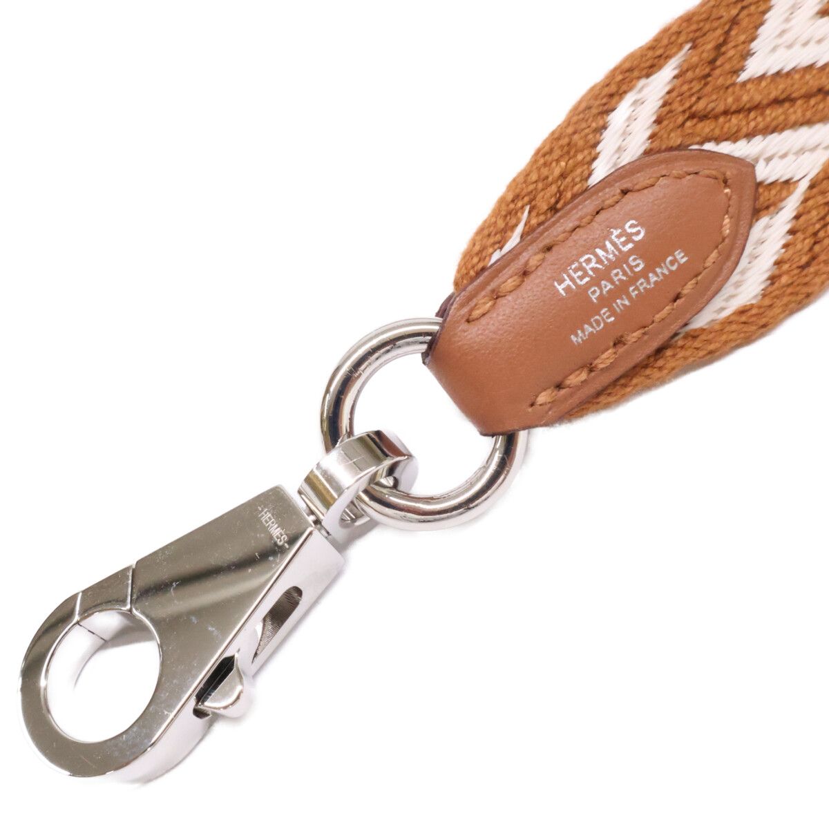 Hermes Bandouliere Sangles Zigzag Swift Shoulder Strap — view 3