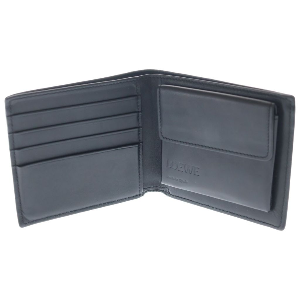 Loewe Bifold Coin Wallet Leather Anagram Gray — view 4