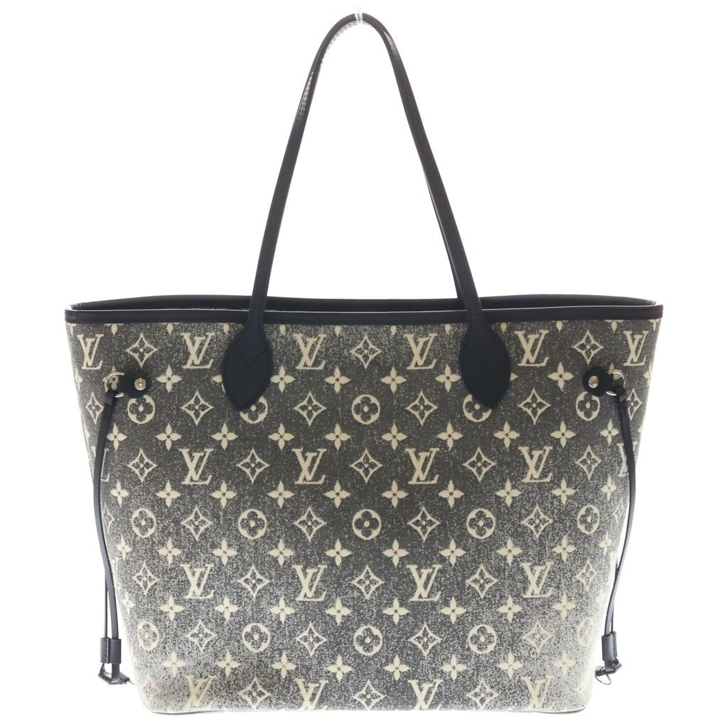 Louis Vuitton Monogram Neverfull MM Tote Gray
