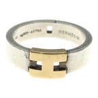 Hermes Ring Silver Yellow Gold