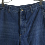 Dior Side Logo Embroidery Cargo Denim Pants Indigo — view 3