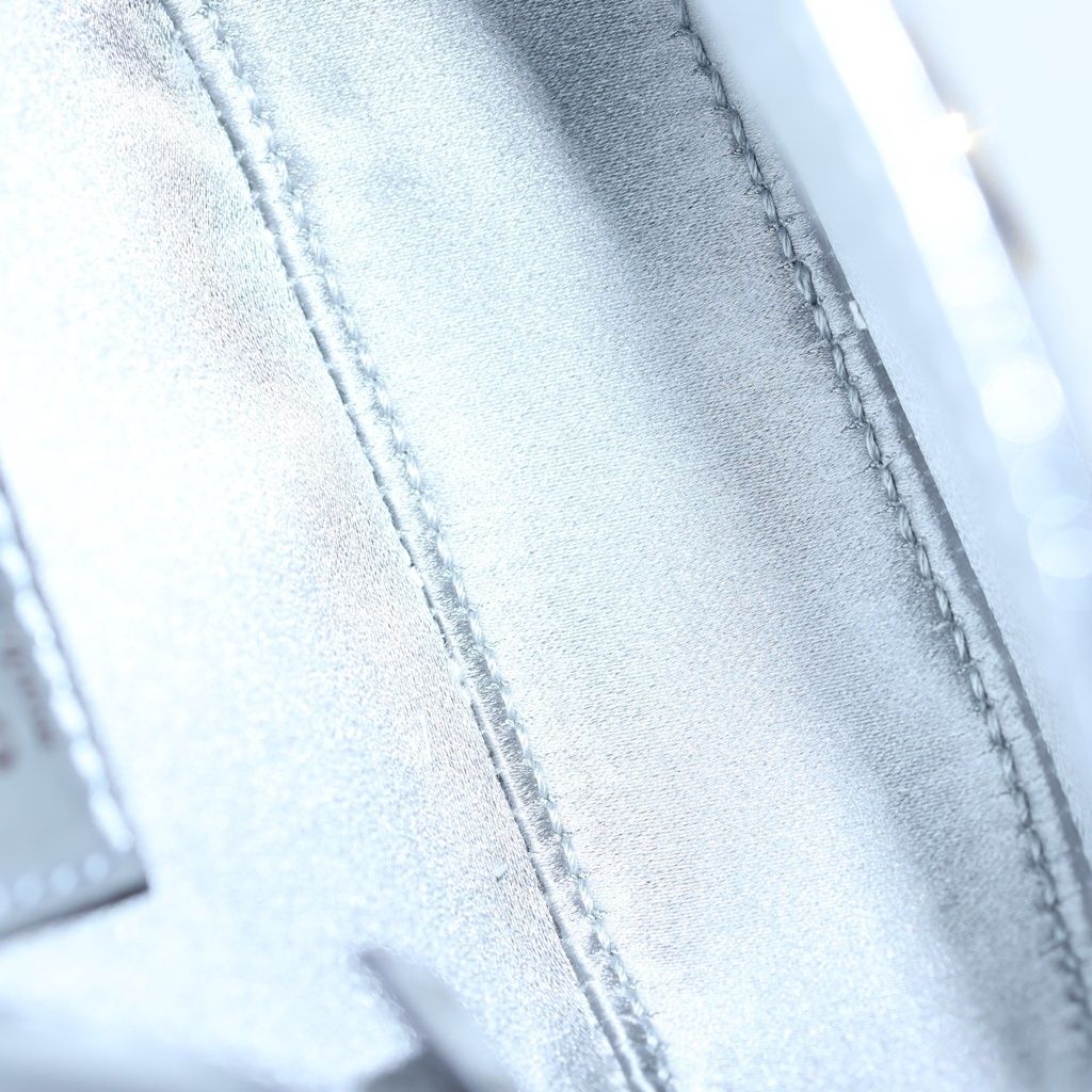Gucci Bamboo Mini Leather 2-Way Shoulder Bag Silver — view 7