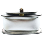 Gucci Bamboo Mini Leather 2-Way Shoulder Bag Silver — view 4