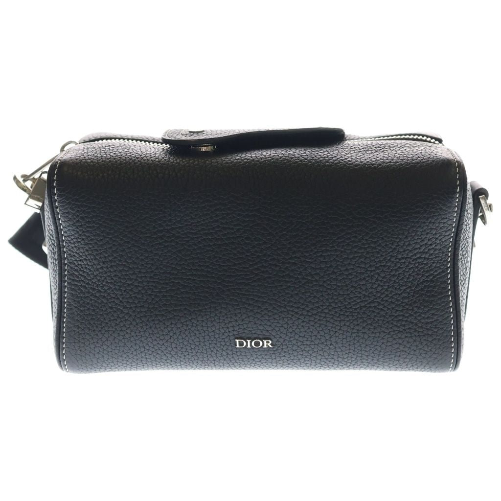 Dior Lingot 22 Leather Shoulder Bag Black