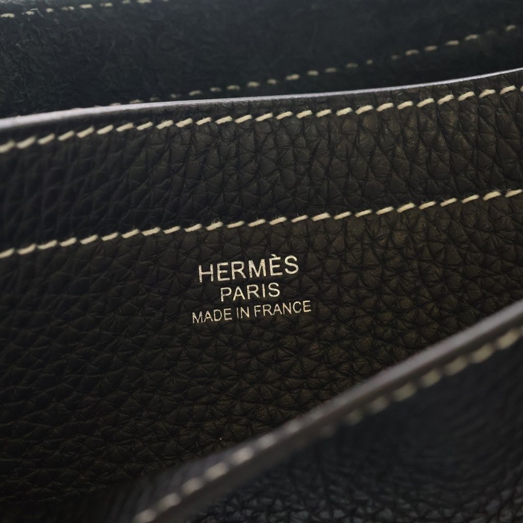 Hermes Cavasserie 31 Black Taurillon Tote — view 6
