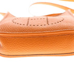 Hermes Evelyne TPM Orange Taurillon Clemence Handbag — view 4