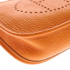 Hermes Evelyne TPM Orange Taurillon Clemence Handbag — view 5
