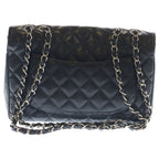 Chanel Maxi Quilted 30 S Flap Chain Shoulder Bag Black Caviar Leather Box Card — view 2