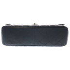 Chanel Maxi Quilted 30 S Flap Chain Shoulder Bag Black Caviar Leather Box Card — view 4