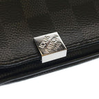 Louis Vuitton District PM Damier Graphite Leather Shoulder Bag Black — view 7
