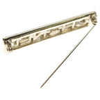 Chanel Rhinestone Logo Brooch Pin Badge Gold — view 6