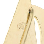 Chanel CC Logo Yacht Pin Badge Brooch Gold — view 5