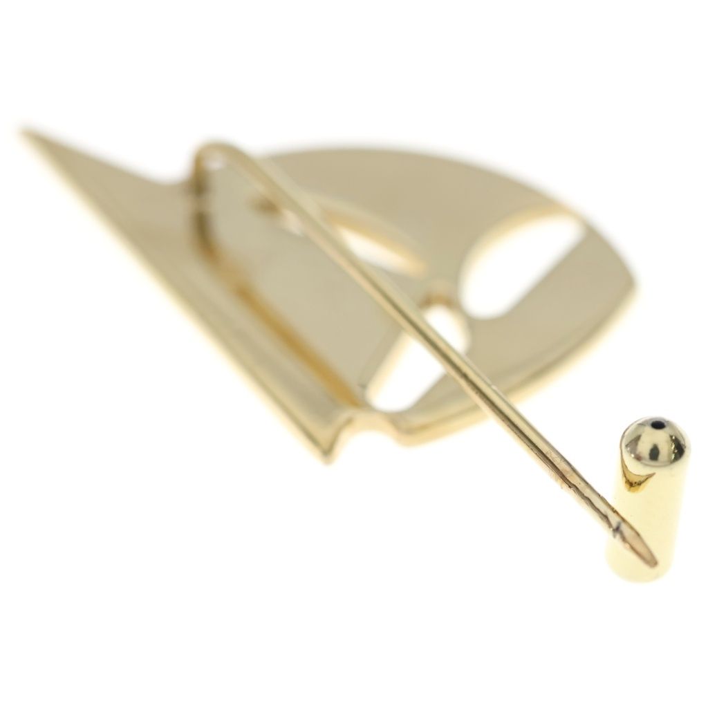 Chanel CC Logo Yacht Pin Badge Brooch Gold — view 6