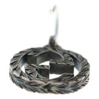 Gucci GG Logo Arabesque Hook Earrings Silver — view 6