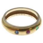 Saint Laurent Paris Multi Stone Ring Yellow Gold — view 5