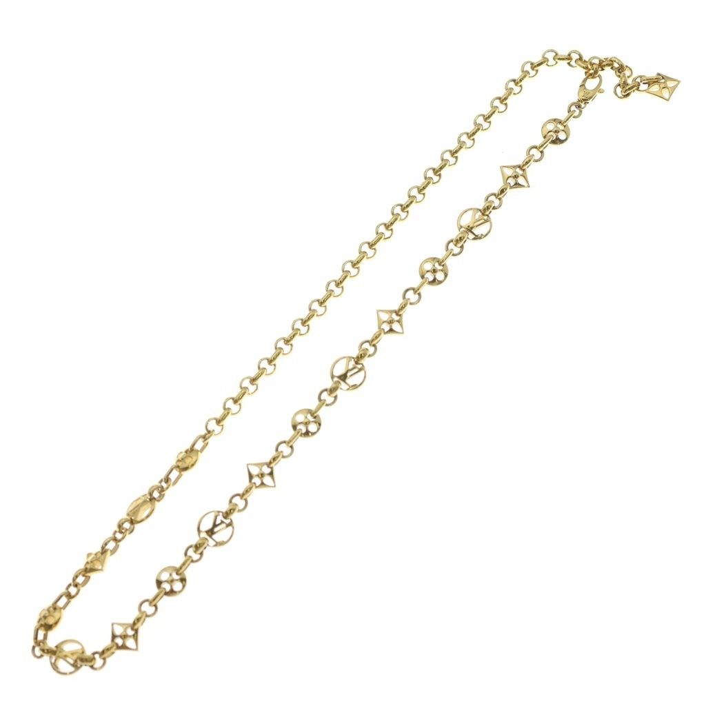 Louis Vuitton Collier Cles Inlock Necklace Gold Plated — view 2