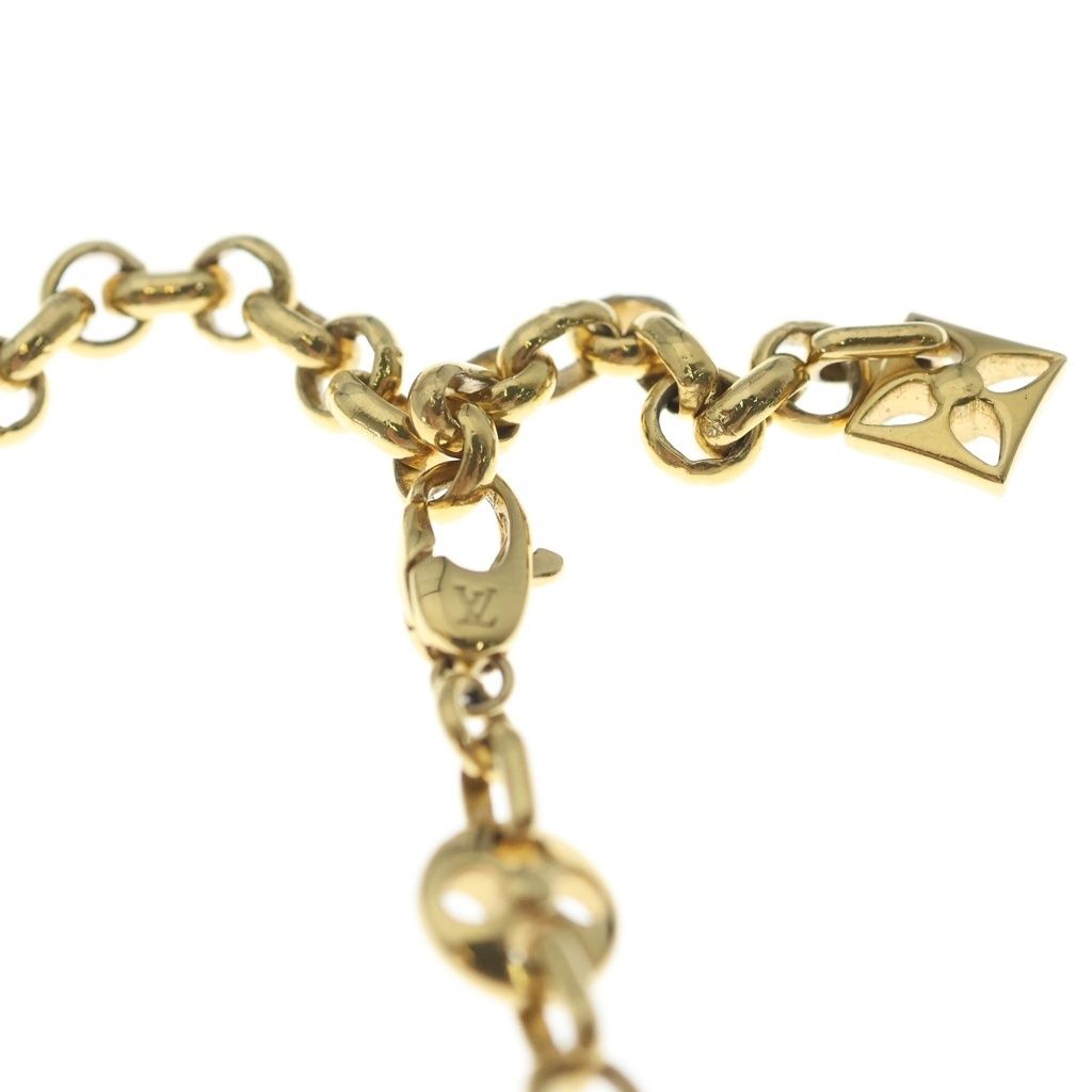 Louis Vuitton Collier Cles Inlock Necklace Gold Plated — view 3