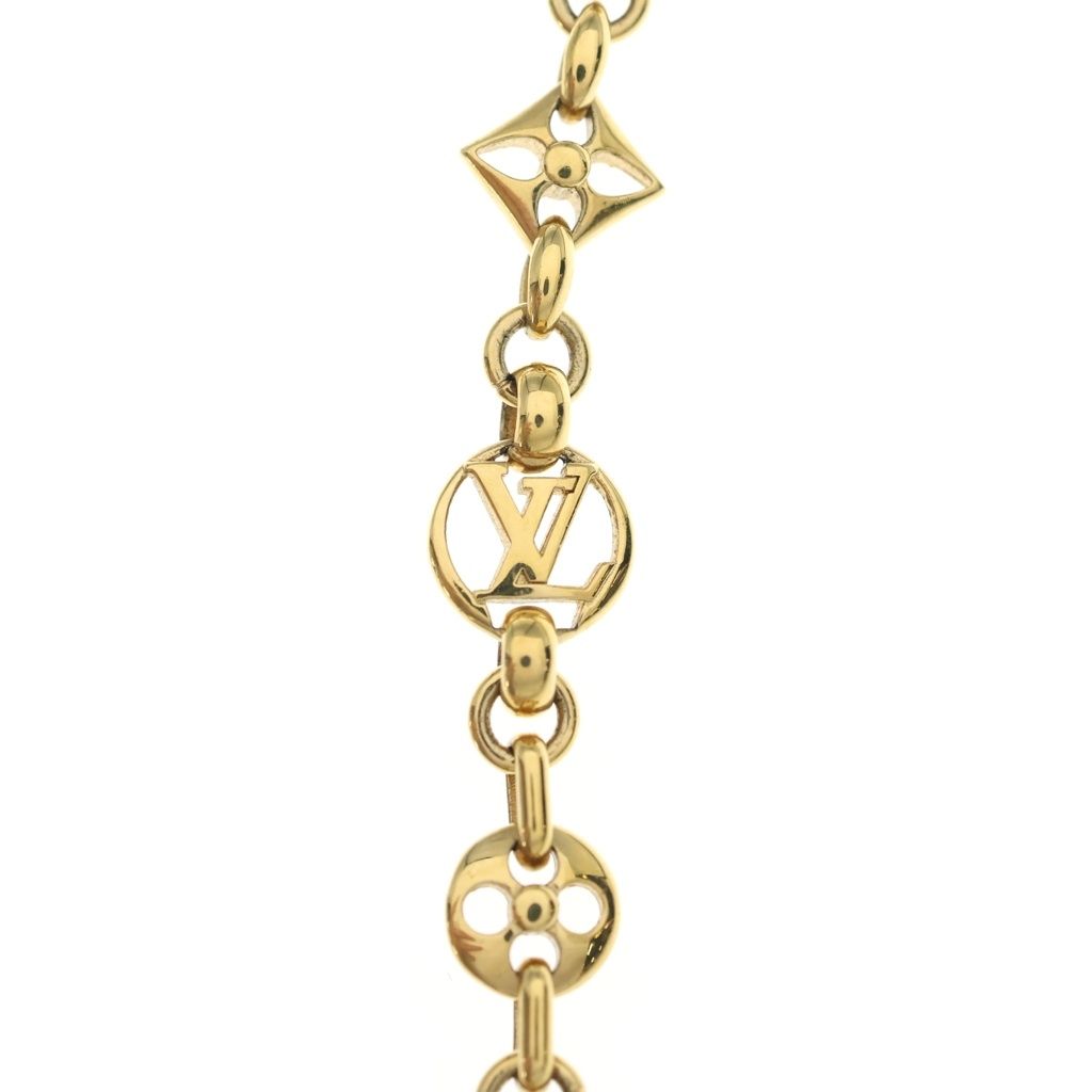 Louis Vuitton Collier Cles Inlock Necklace Gold Plated — view 4