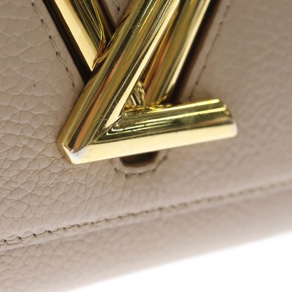 Louis Vuitton Twist BB One Handle Shoulder Bag Pink Beige Leather Gold — view 6