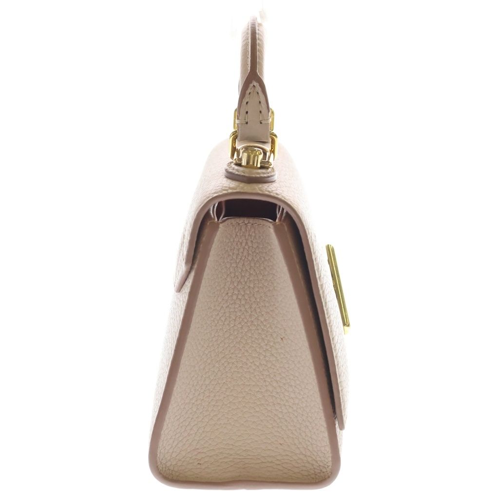 Louis Vuitton Twist BB One Handle Shoulder Bag Pink Beige Leather Gold — view 3