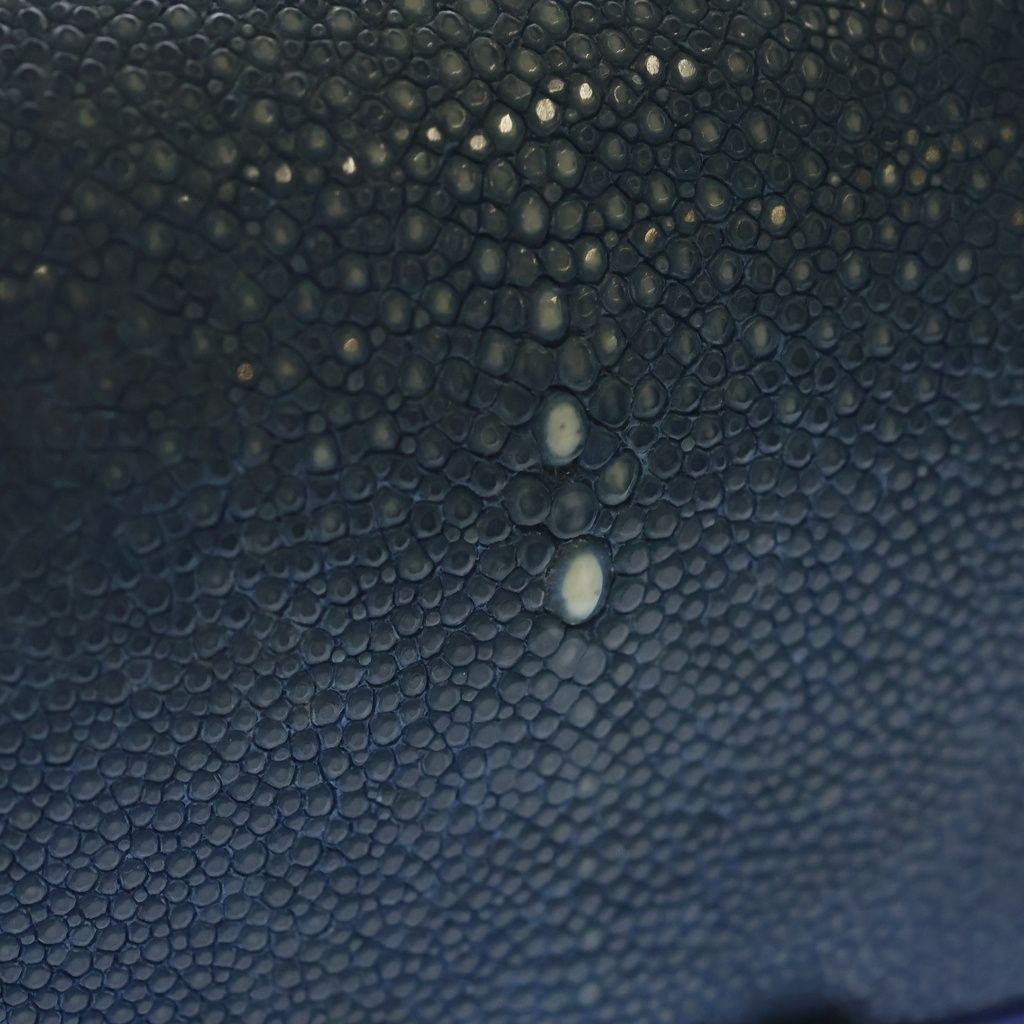 Chanel Boy CC Logo Chain Shoulder Vintage Blue — view 7