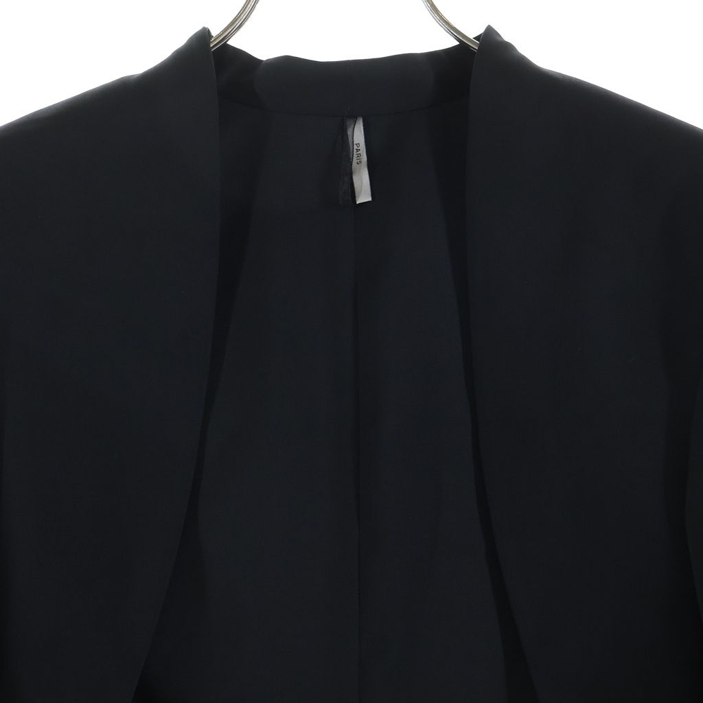 Dior Cashmere Wool Swallowtail Coat Color Less Jacket Black — view 3