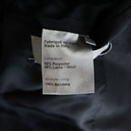 Dior Homme Eddie Era Polyester Wool Double Breasted Tailored Jacket Black — view 8