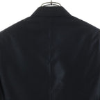 Dior Homme Eddie Era Polyester Wool Double Breasted Tailored Jacket Black — view 4