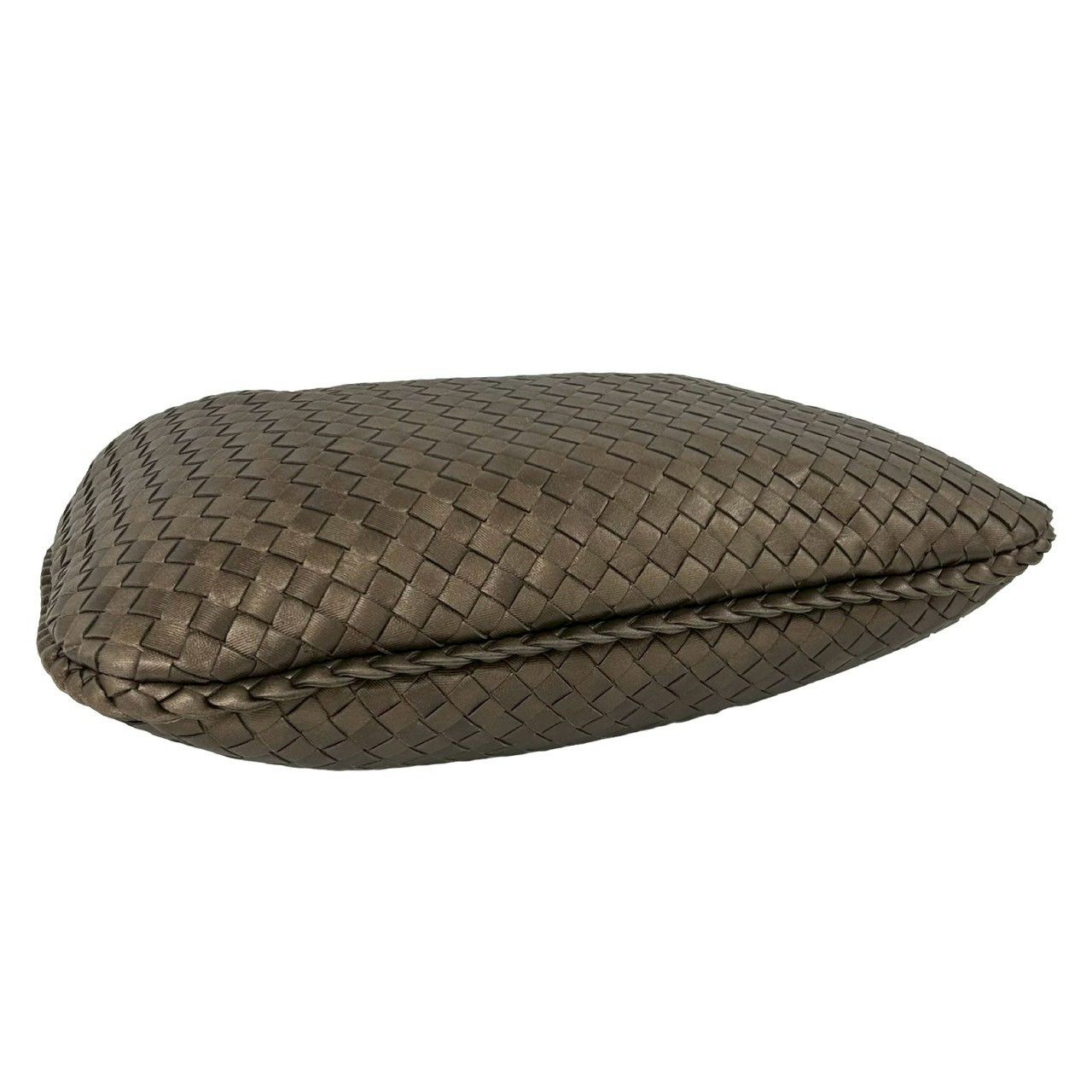 Bottega Veneta Hobo Intrecciato Leather Shoulder Bag Brown — view 7