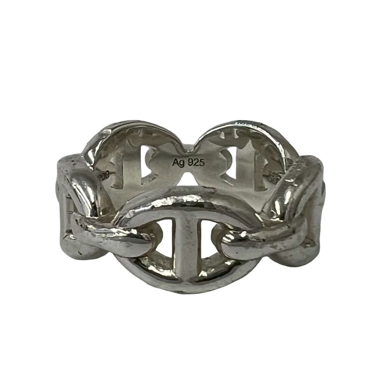 Hermes Chaine D'ancre PM Ring 925 Sterling Silver — view 4